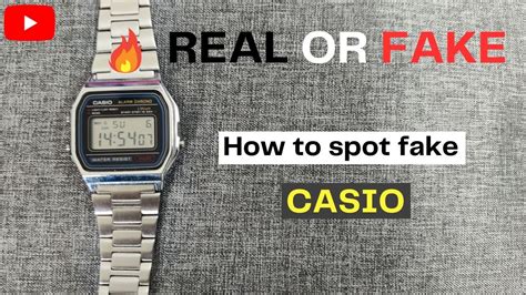 fake casio watches|casio watch authenticity check.